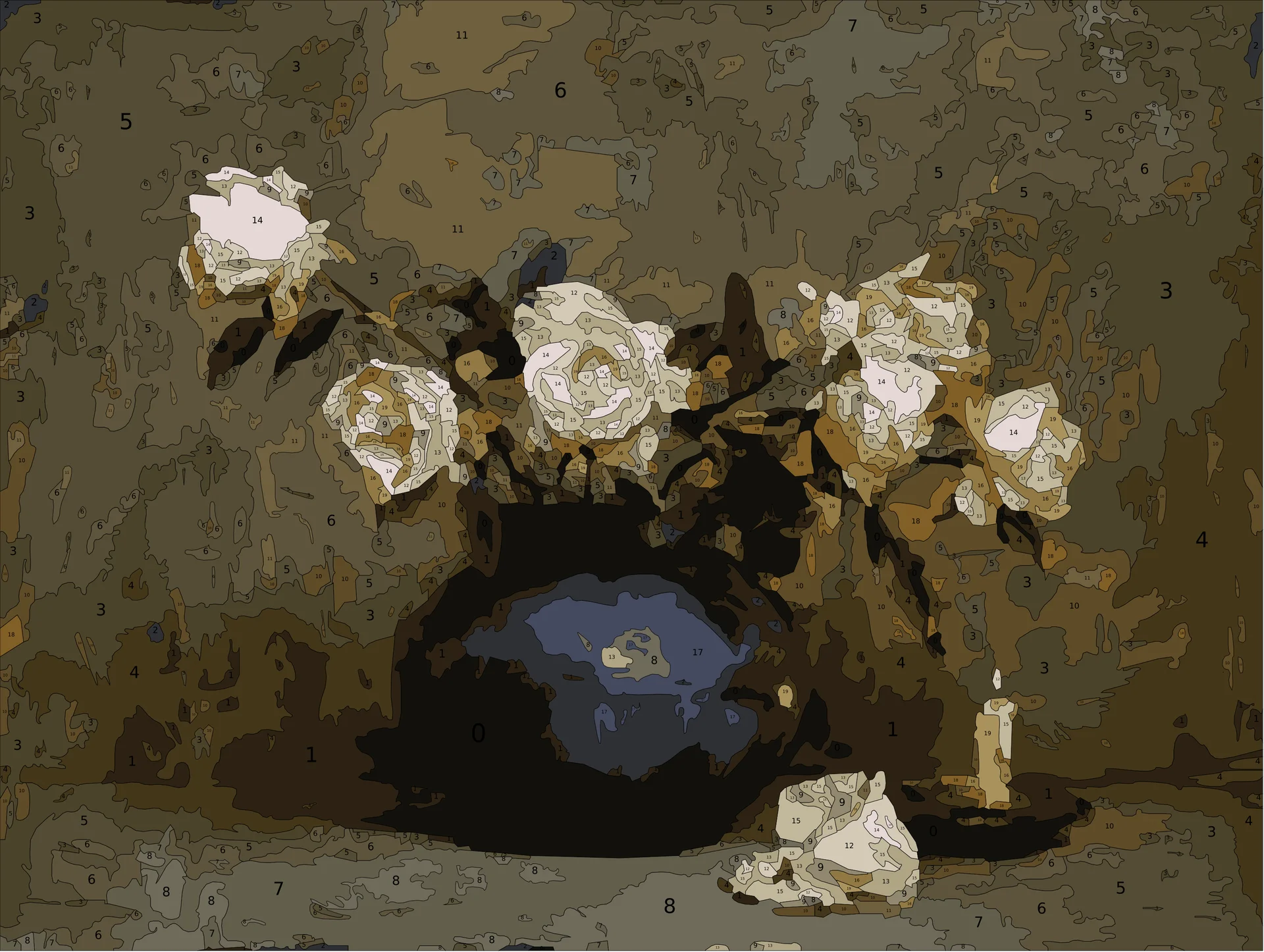 Детали картины Тихий огонь